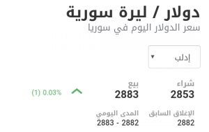 سعر الدولار في مدينة إدلب عند إغلاق يوم الثلاثاء 12 كانون الثاني